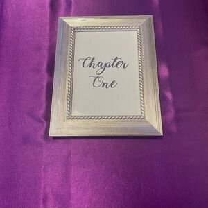 5x7 Silver Textured Picture Frame